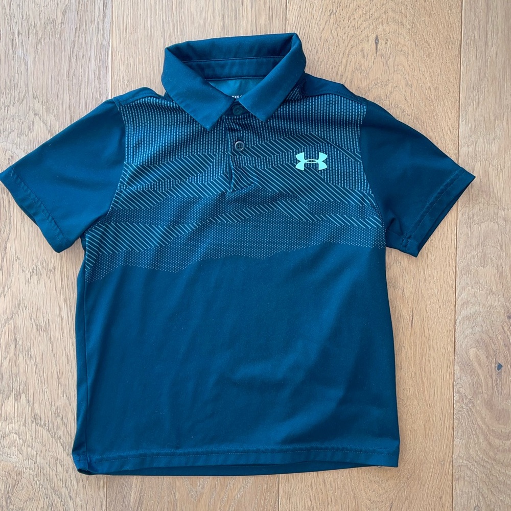 Under Armour Boys' Performance Printed Golf Polo YXS Like new